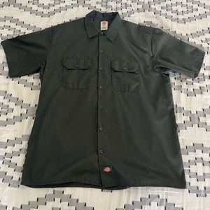 XL Olive Green Dickies Button Down